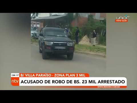 Acusado De Robar Bs 23 Mil En El Plan 3000 Es Arrestado DeRedes Tv