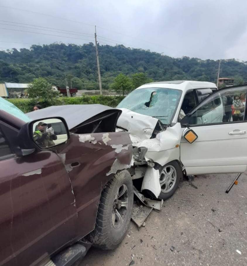 Policial Colisión frontal deja un muerto en la carretera entre Villa