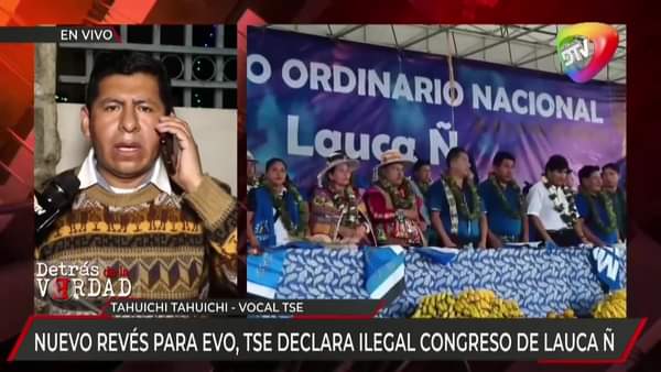 EnVivo Congreso de Lauca Ñ es ilegal TSE declara improcedente