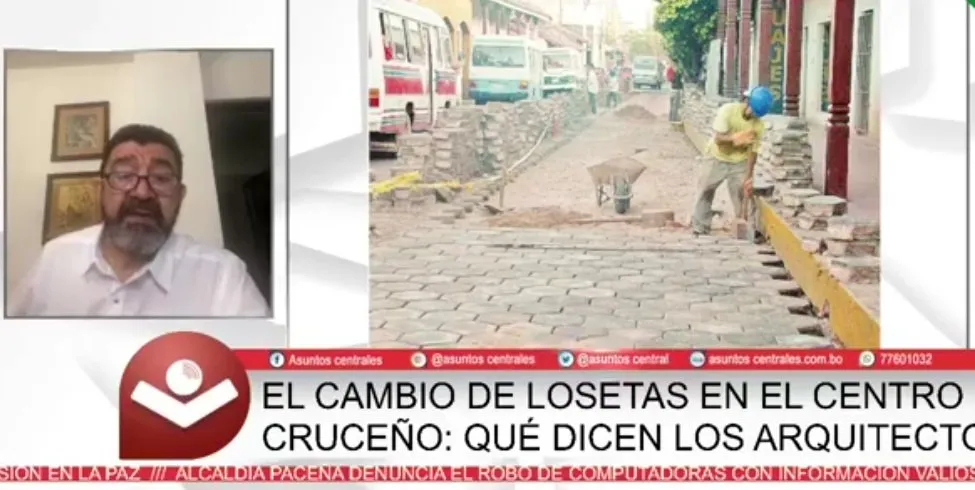 Arquitectos sobre el cambio de losetas en el centro: “No entraría en una discusión religiosa con el tema”