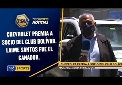 #TSNoticias🚨 Chevrolet premia a socio del Club Bolívar. Laime Santos fue el ganador. #TigoSportsBo⚽