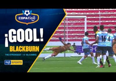 #CopaTigo🏆 Blackburn con un buen disparo colocado anota el primer tanto del cotejo para el ‘Tigre’.