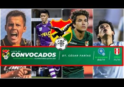 Lista de Convocados Selección Boliviana Rumbo a Qatar 2022 🇸🇻 vs 🇧🇴 🇵🇪 vs 🇧🇴 🇧🇴 vs 🇺🇾