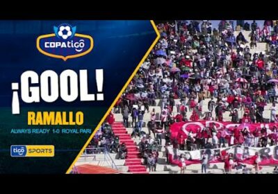 #CopaTigo🏆 ¡Gol de Always Ready! Ramallo con un gran remate pone en ventaja al ‘Millonario’.