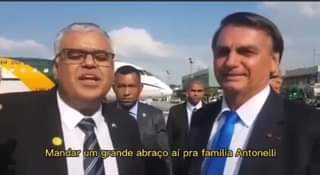 Presidente de Brasil manda saludos a Marcelo Martins