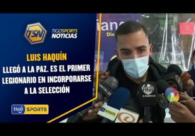 Luis Haquín llegó a La Paz. Es el primer legionario en incorporarse a la Selección.