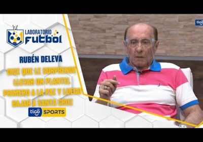 Rubén Deleva dice que le sorprende llevar un plantel primero a La Paz y luego bajar a Santa Cruz