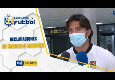 Declaraciones de Marcelo Martins. La Selección ya está en Santa Cruz.