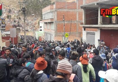 Más imágenes de la concentración de los cocaleros de Los Yungas en la…