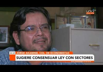 Economista sugiere al Gobierno consensuar Ley de Legitimación de Ganancias Ilícitas con los sectores