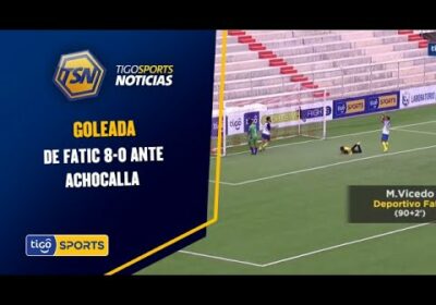 Así se vivió la goleada de Fatic 8-0 ante Achocalla por el grupo D de Simón Bolívar.