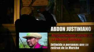 Denuncian que Abdon Justiniano, vocero de marcha indígena, obliga a quedarse a i