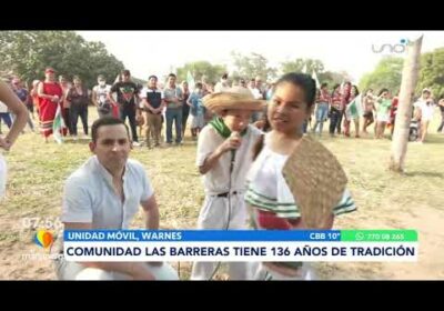 Comunidad las barreras tiene 136 años de tradición.