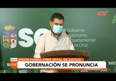 Gobernación sostiene que Luis Fernando Camacho debe declarar en Santa Cruz