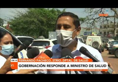 Gobernación responde a declaraciones de Auza sobre el proceso de vacunación en Santa Cruz