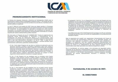 Industriales y Comercio acatarán el paro cívico de este lunes