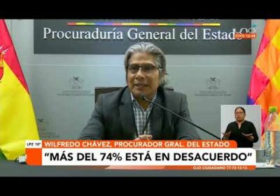 Procurador General del Estado asegura que más del 74% de la población no apoya el paro cívico