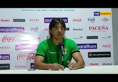 Conferencia de prensa a Marcelo Martins luego de la victoria ante Perú.