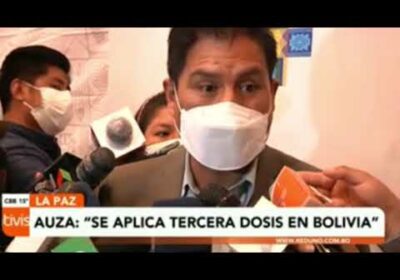 Ministro de Salud  asevera que se aplica la tercera dosis de vacunas