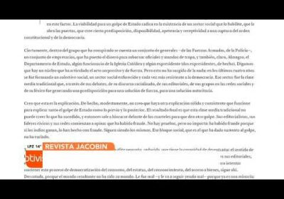 El exvicepresidente, Álvaro García Lineras concedió una entrevista a medio escrito en México