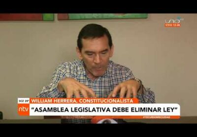 Constitucionalista considera que la Asamblea Legislativa debe anular ley de Ganancias Ilícitas