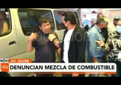 Denuncian mezcla de combustible