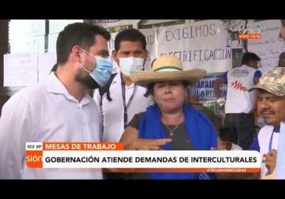 Gobernación instala mesas de diálogo con interculturales para atender sus demandas