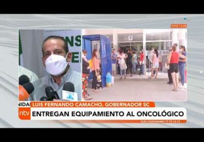 Gobernación entrega equipamiento al hospital Oncológico