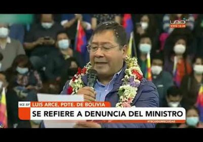 Presidente Luis Arce se refirió a la denuncia del Ministro de Gobierno sobre intento de magnicidio