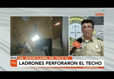 Ladrones perforaron el techo de una tienda de electrodomésticos y sustrajeron más de Bs. 194 mil