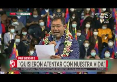 “Quisieron atentar con nuestra vida”: Arce reitera denuncia de supuesto atentado en su contra