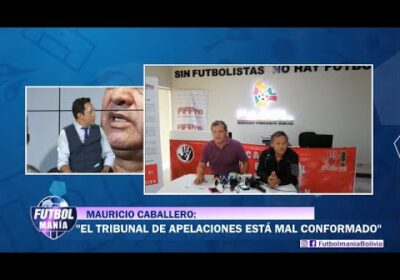 Mauricio Caballero nos comenta que el tribunal de apelaciones está mal conformado. Futbol Manía