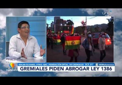 Los gremialistas determinó dar al gobierno un plazo de 72 horas para que abrogue la ley 1386.