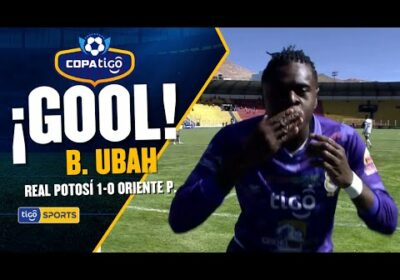 13′ ¡Gol de Real Potosí! Ubah con un buen disparo desde fuera del área pone en ventaja al ‘Lila’.