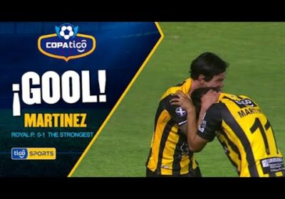 #CopaTigo🏆 Martínez sacó un gran derechazo desde el borde del área para superar la resistencia.