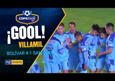 ¡Gol de Bolívar! Villamil capitalizó un buen pase de taco de Ábrego para sellar el triunfo