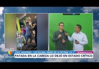 Luis Salina nos brinda detalles sobre la patada en la cabeza que dejó en estado crítico a su primo.