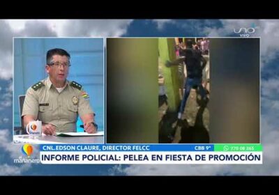 Informe policial: Pelea de fiesta en promoción.