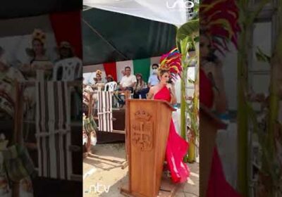 Acompañamos a la Reina del carnaval cruceño Dayana I en sus actividades en San Rafael de Velazco.