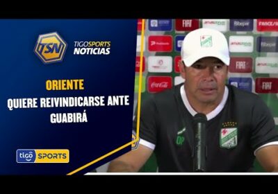 Oriente quiere reivindicarse ante Guabirá. Sobre Elkin Blanco, el DT. dijo que es tema interino.