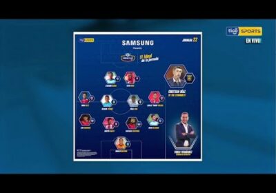 Te mostramos el Once ideal de la fecha 22 junto a Samsung.