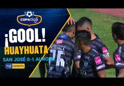 ¡Gol de Aurora! Huayhuata ejecutó con gran categoría desde los 12 pasos para poner en ventaja