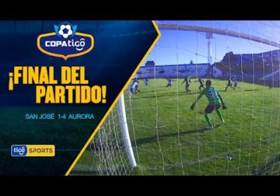 #CopaTigo🏆 Aurora derrotó a San José en la apertura de la fecha 23 de la Copa Tigo.