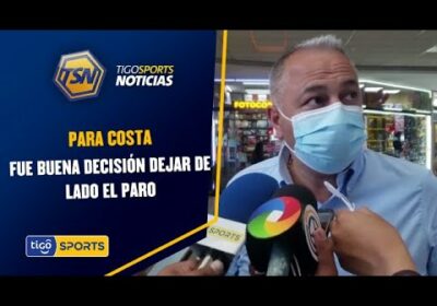 Para Costa, fue buena decisión dejar de lado el paro. El tema del tribunal lo verán en el congreso