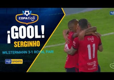 ¡Gol de Wilstermann! Serginho con un buen puntazo anota el tercer tanto del cotejo para el ‘Aviador’