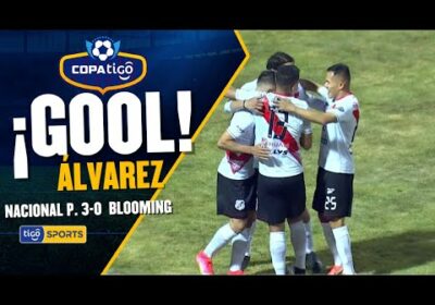 ¡Gol de Nacional Potosí! C. Álvarez con disparo colocado extiende la ventaja del ‘Rancho Guitarra’