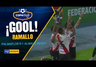 ¡Gol de Always Ready! Ramallo apareció para sacar un sólido derechazo con el que pone en ventaja