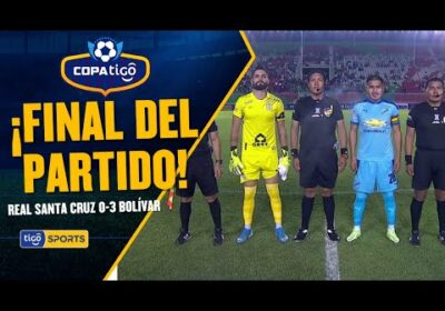 Bolívar goleó a Real Santa Cruz en el cierre de la jornada 23 de la Copa Tigo.