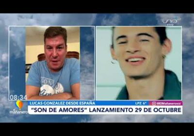 Lucas Gonzales desde España lanzará «Son de amores» este 29 de Octubre.