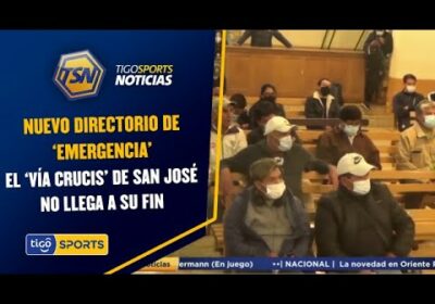 Eligieron nuevo directorio de ‘Emergencia’. El ‘Vía Crucis’ de San José no llega a su fin.